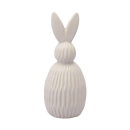 Декор из фарфора Tkano Essential Trendy Bunny, 9,2х9,2x22,6 см, бежевый